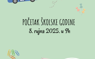 POČETAK ŠKOLSKE GODINE